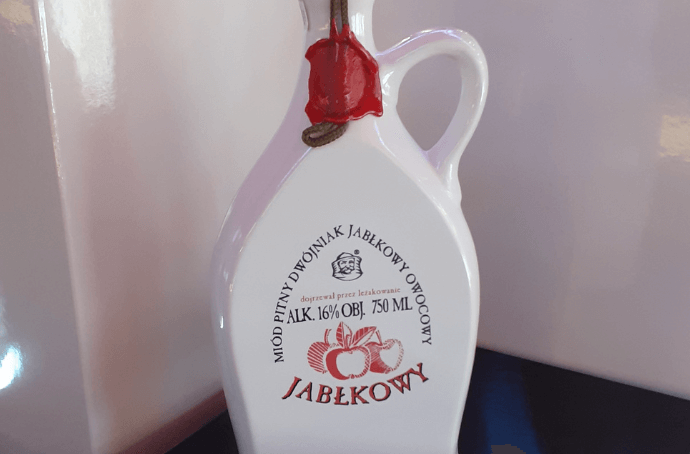 Miód Pitny Jaros Dwójniak Jabłkowy kamionka